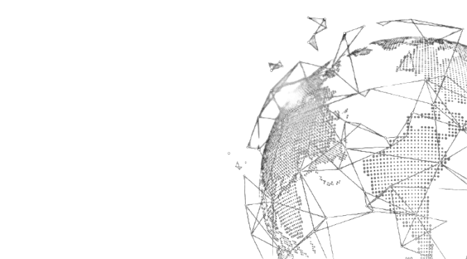 Planeta conectado representando tecnologia