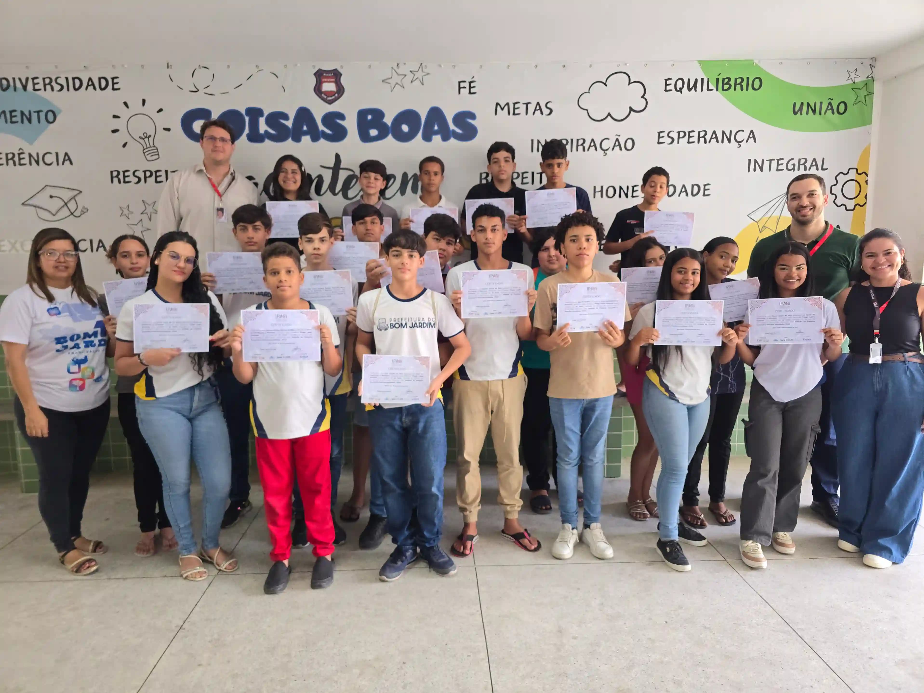 Turma participante de atividade do NITAS