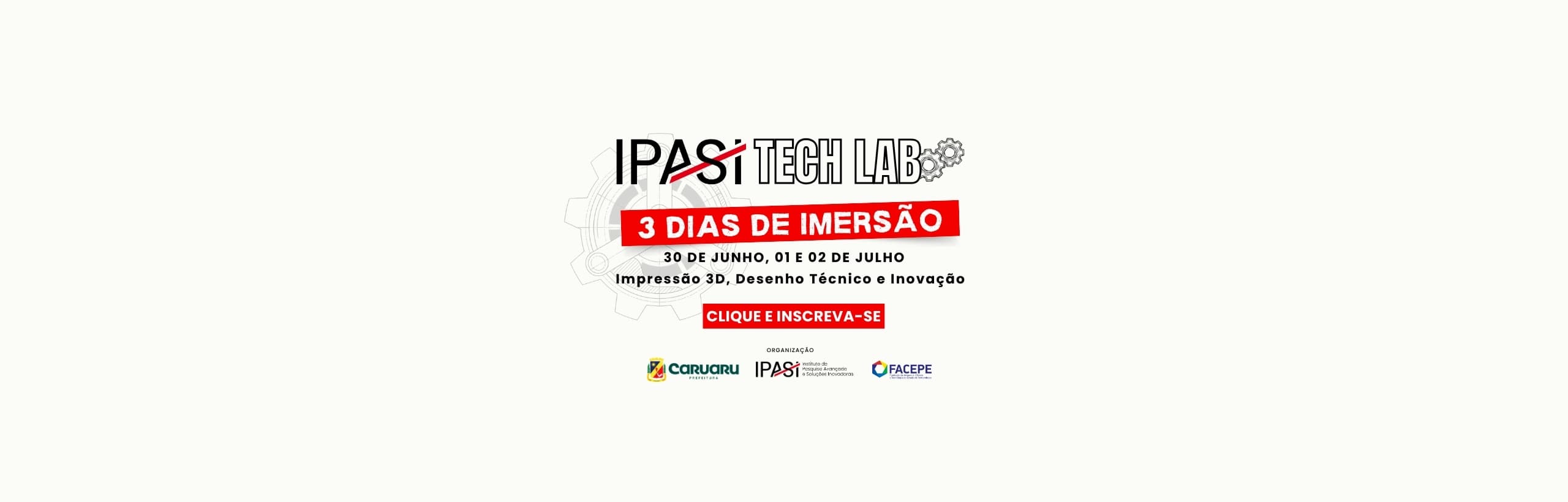 Banner de divulgação do IPASI Tech LAB
